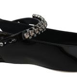 Jimmy Choo Mahdis Flat Patent Flat Sko