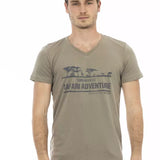 Trussardi Action Brun Bomuld T-Shirt