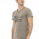 Trussardi Action Brun Bomuld T-Shirt