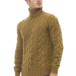 Alpha Studio Brun Uld Sweater-Modeoutlet