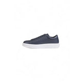 Armani Exchange Blue Leather Sneaker-Modeoutlet