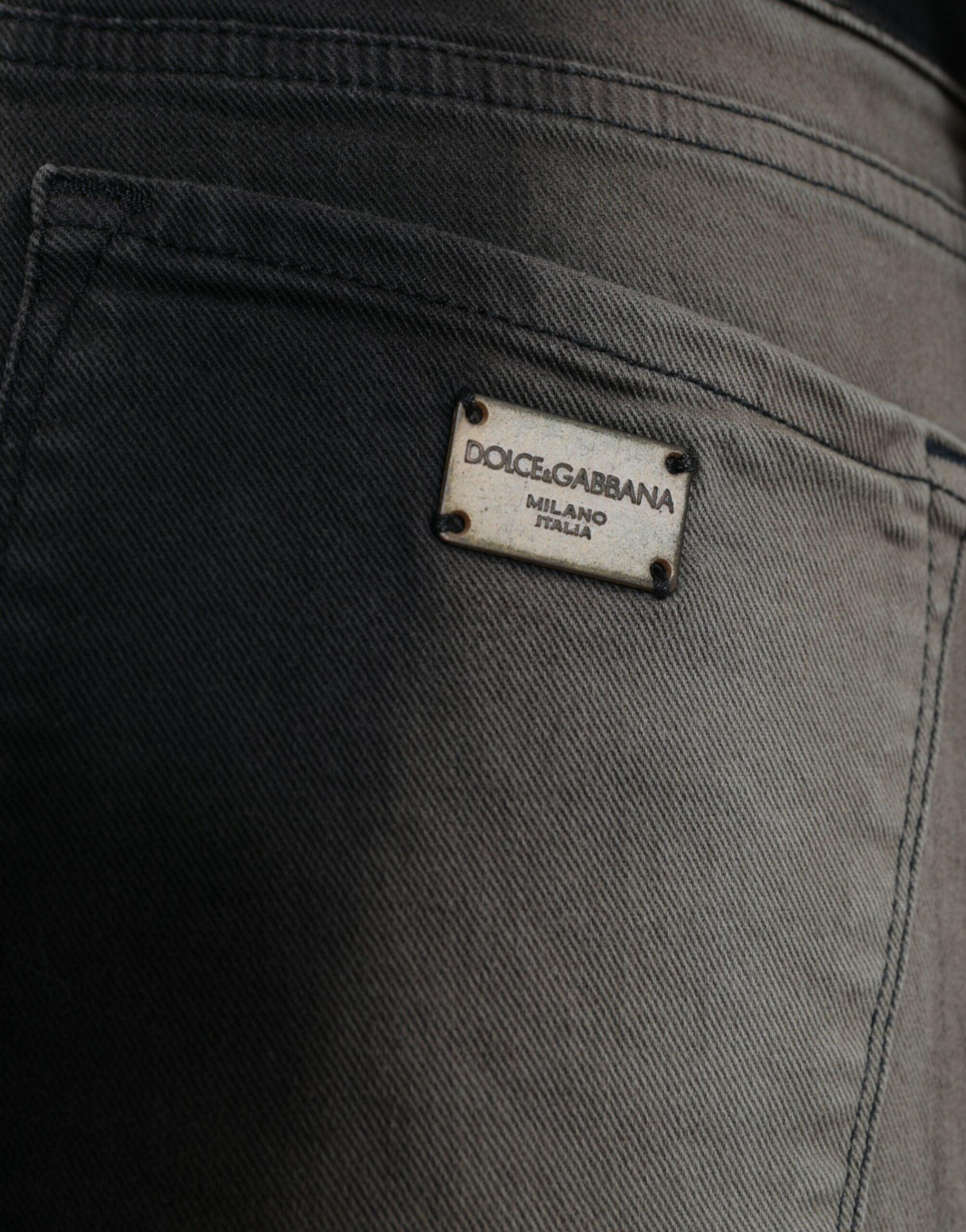 Dolce & Gabbana Elegant Mid-Waist Stretch Jeans-Modeoutlet