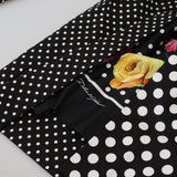 Dolce & Gabbana Multifarver Polka Dots High Waist Bukser & Jeans-Modeoutlet