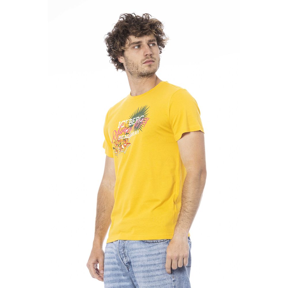 Iceberg Yellow Cotton T-Shirt-Modeoutlet