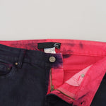 Just Cavalli Blå Bomuld Dame Casual Denim Bukser & Jeans-Modeoutlet