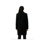 Love Moschino Black Wool Jackets & Coat-Modeoutlet