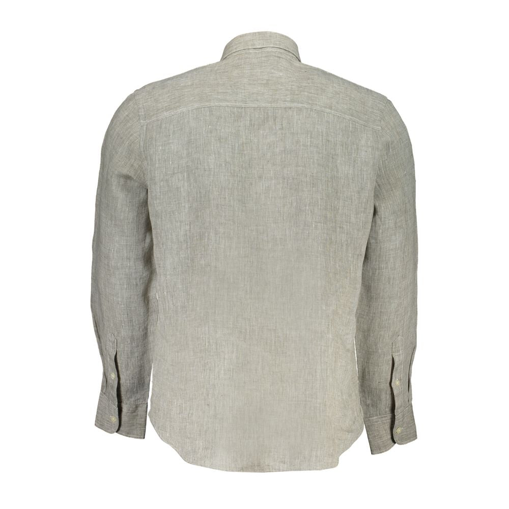 North Sails Gray Linen Shirt-Modeoutlet