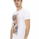 Trussardi Action Hvid Bomuld T-Shirt-Modeoutlet