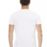 Trussardi Action Hvid Bomuld T-Shirt-Modeoutlet