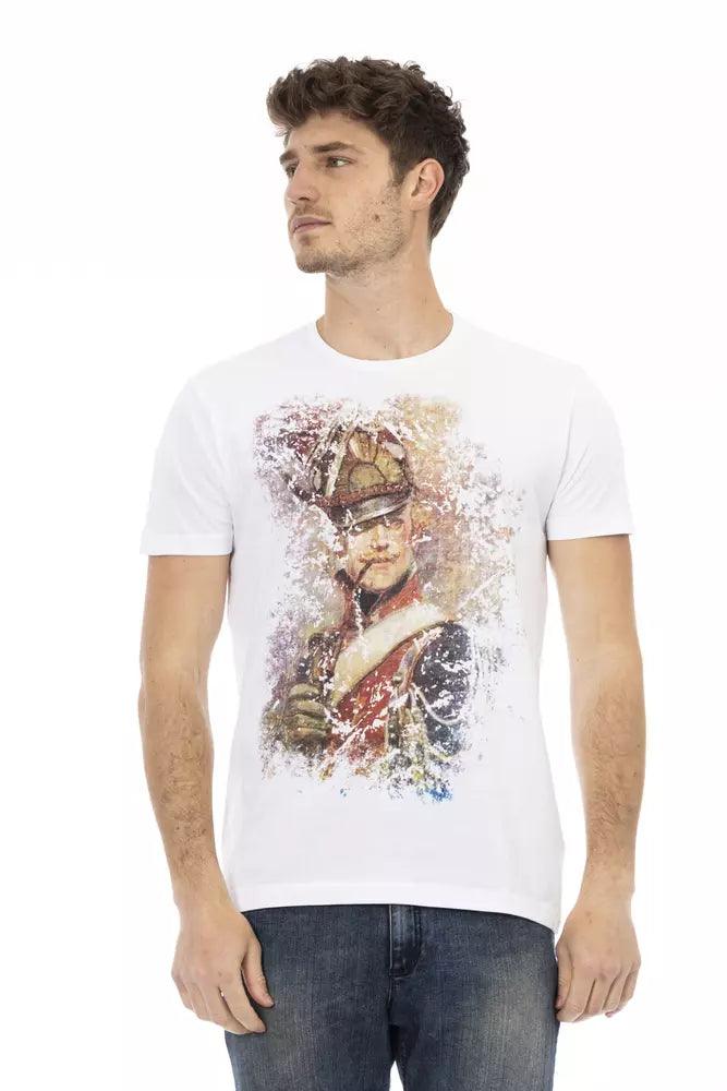 Trussardi Action Hvid Bomuld T-Shirt-Modeoutlet